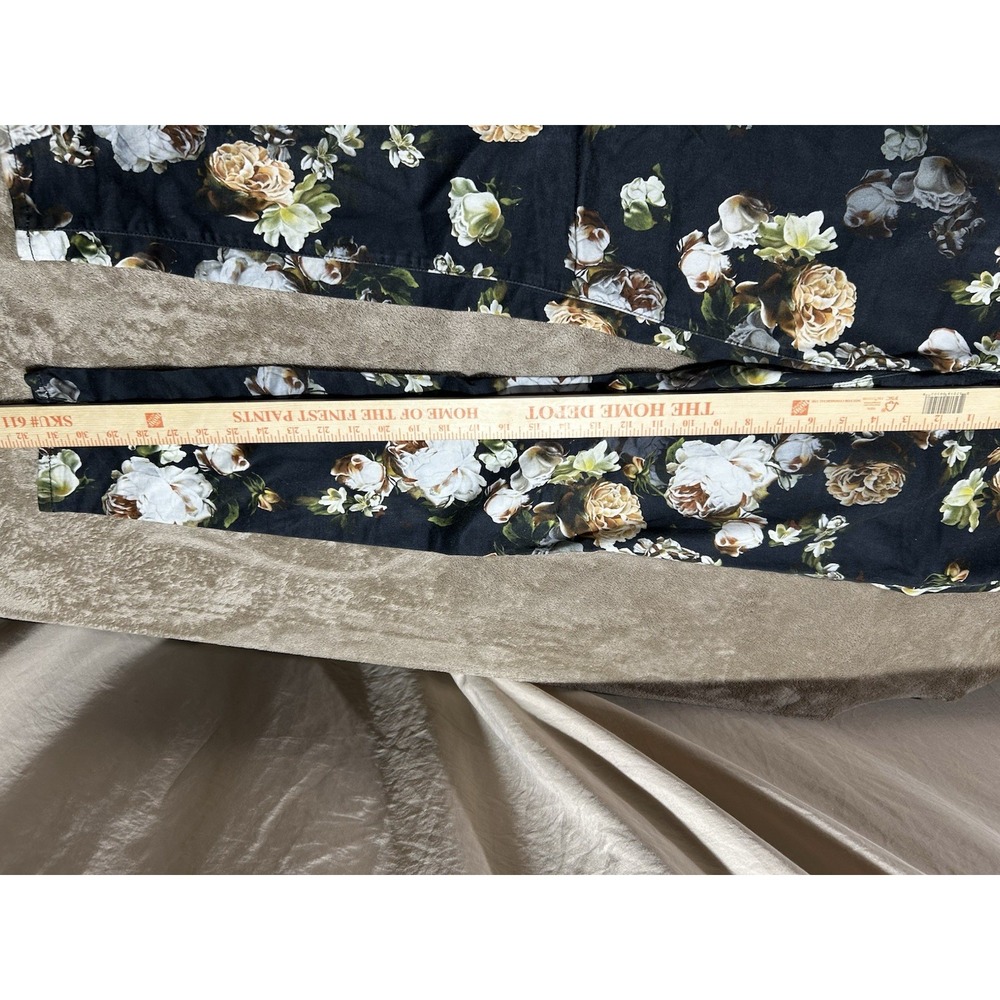 7 For All Mankind Womens 26 The Skinny Jeans Dark Floral Print Stretch USA - Picture 11 of 13